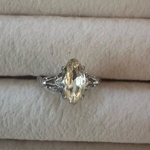 Fragrant Jewels Italian Lemon size 8 ring Sterling Silver